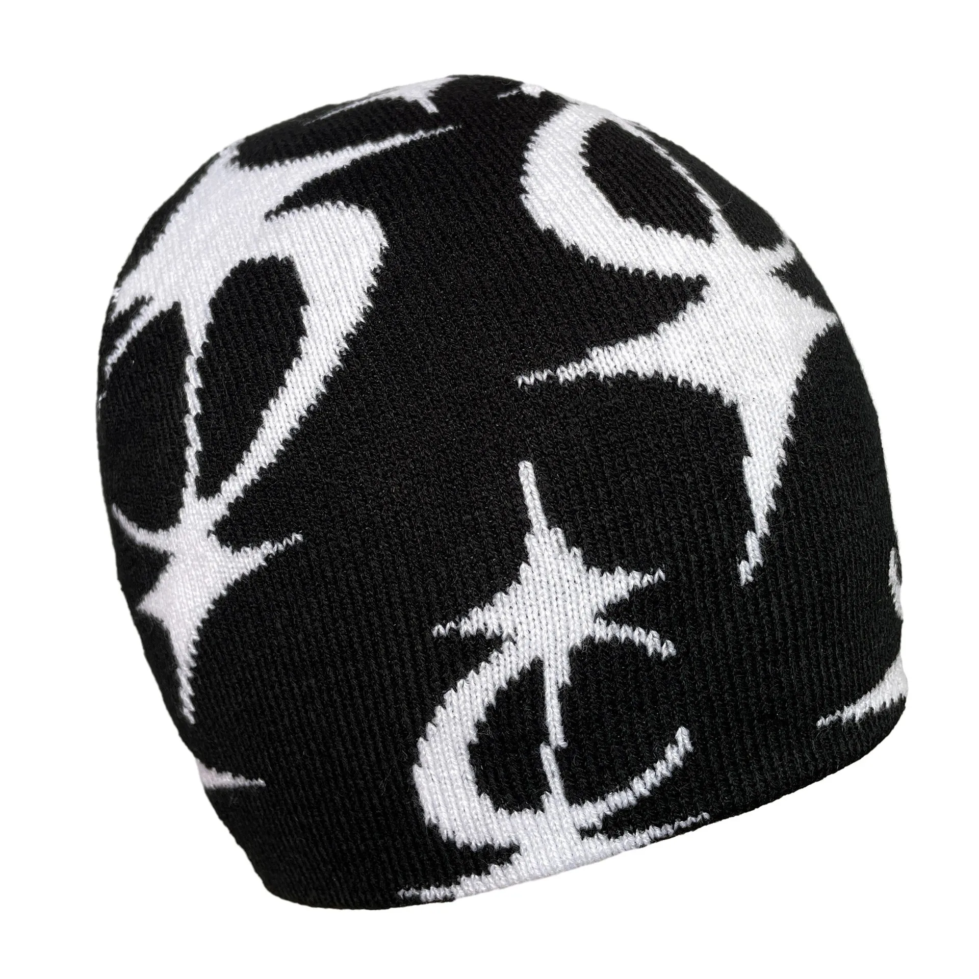 Five Pointed Star Jacquard Knitted Hat