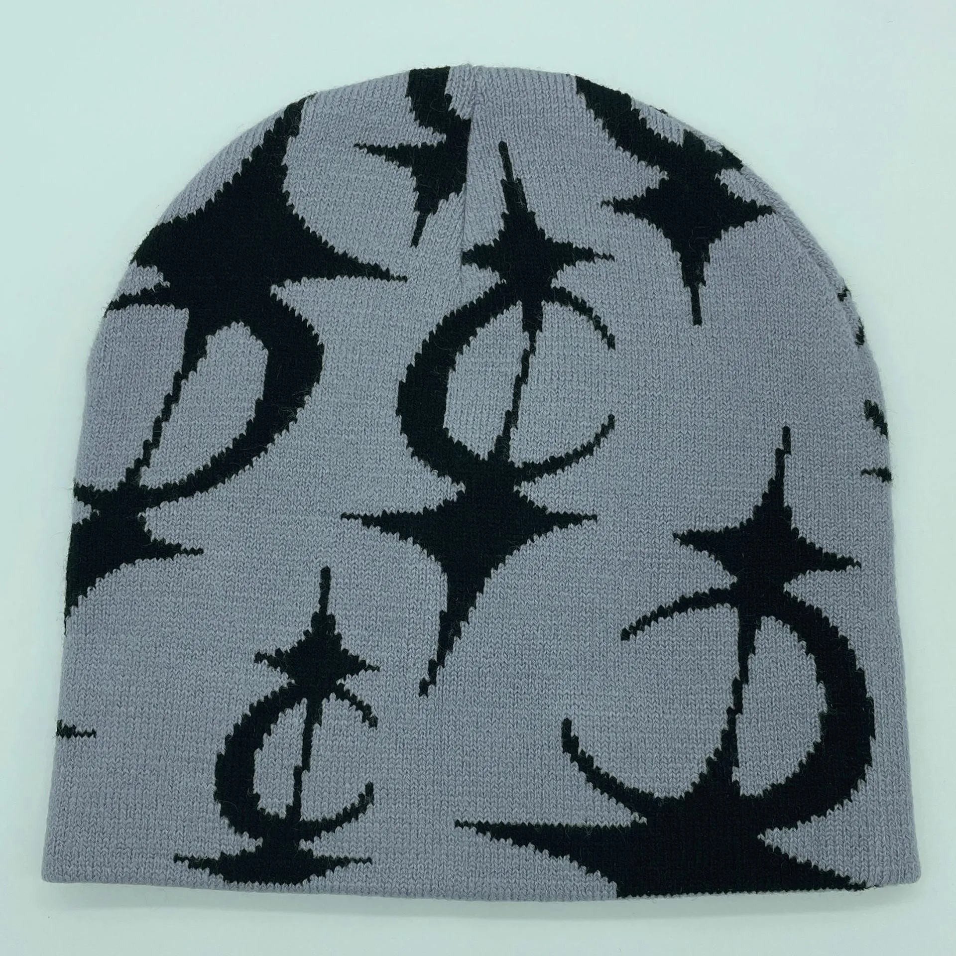 Five Pointed Star Jacquard Knitted Hat