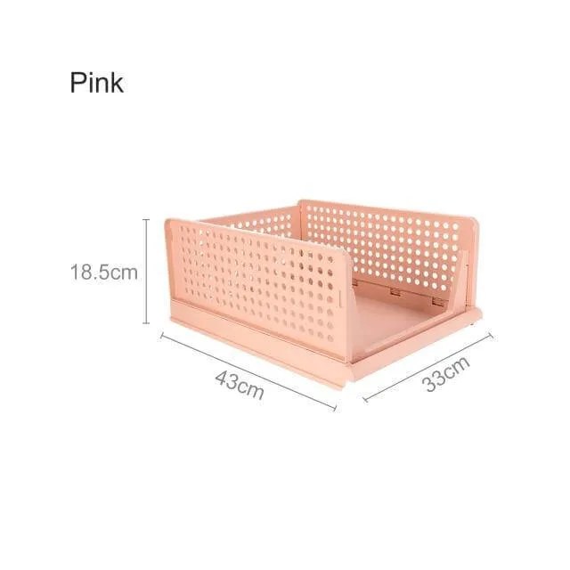 Foldable Multilayer Wardrobe Clothes Organizer Box