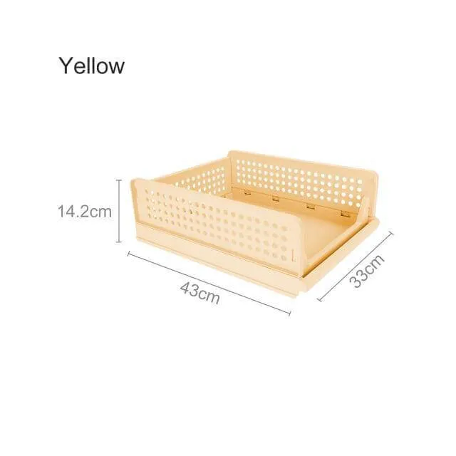 Foldable Multilayer Wardrobe Clothes Organizer Box