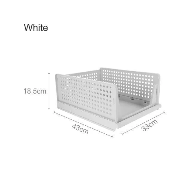 Foldable Multilayer Wardrobe Clothes Organizer Box