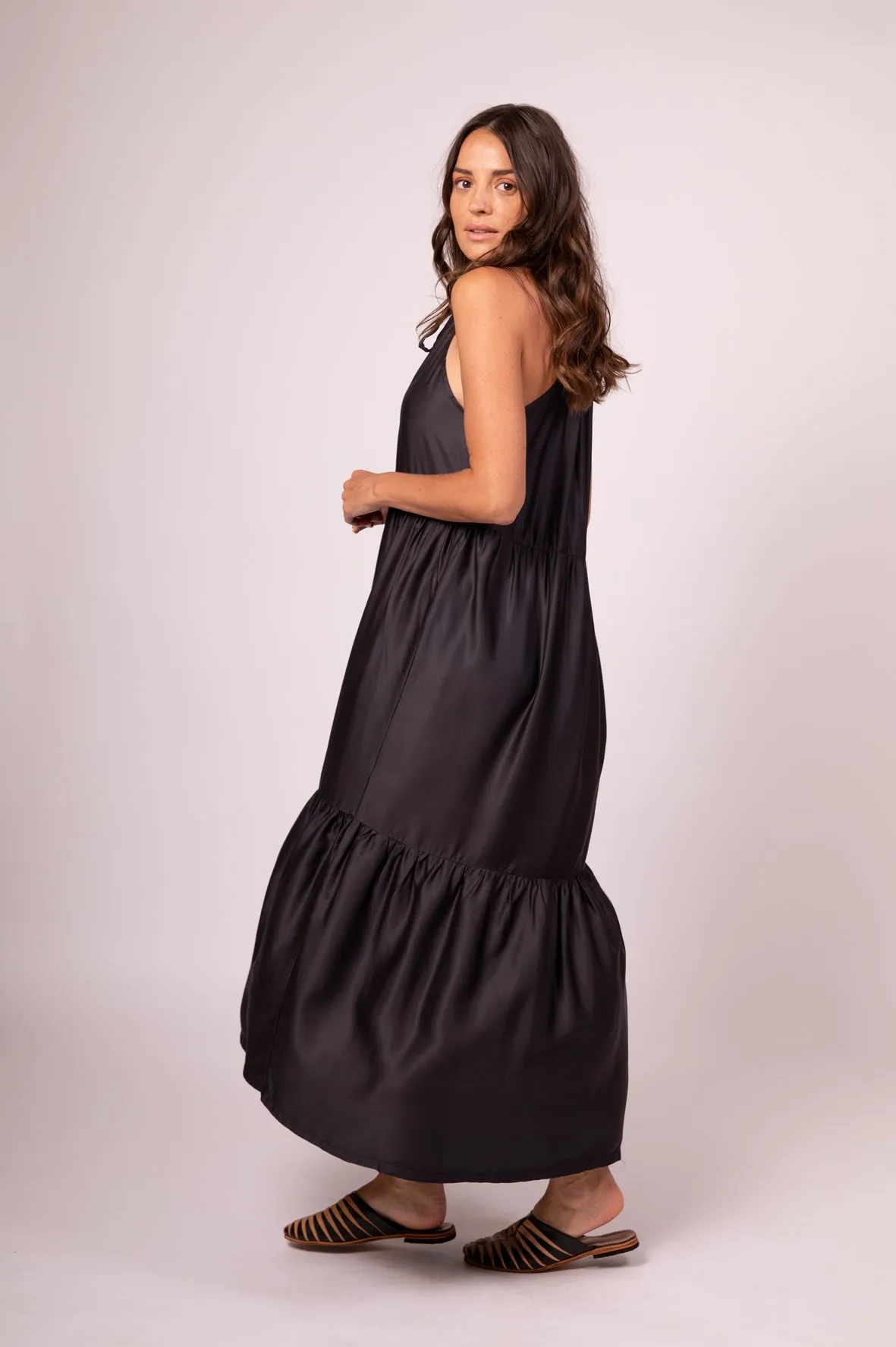 FREYA MAXI DRESS BLACK