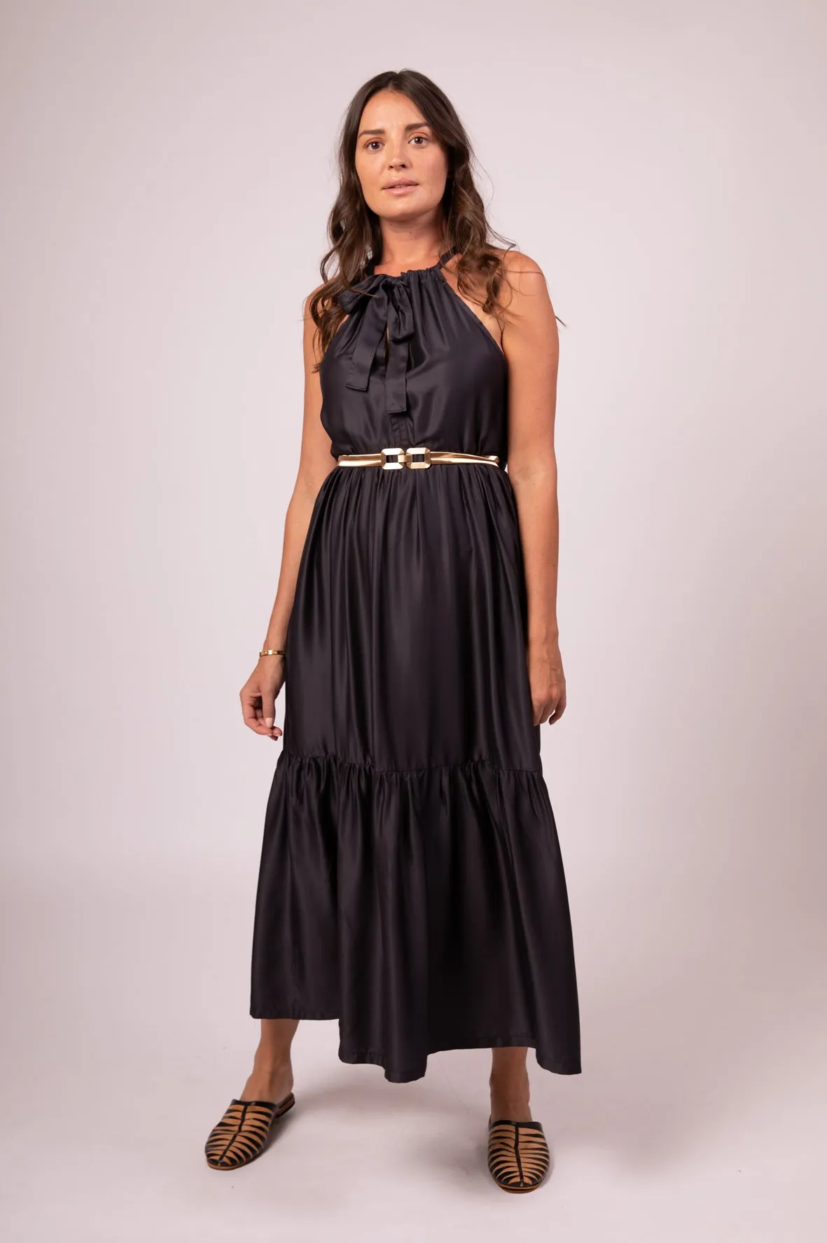 FREYA MAXI DRESS BLACK