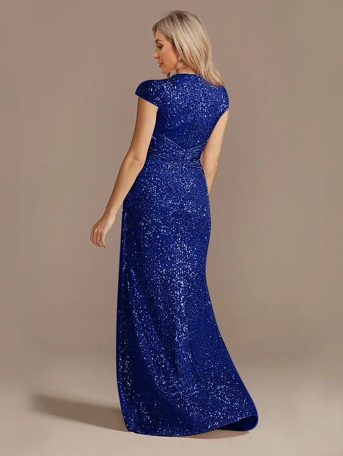 Funki Buys | Dresses | Women's Elegant Long Sequin Dress