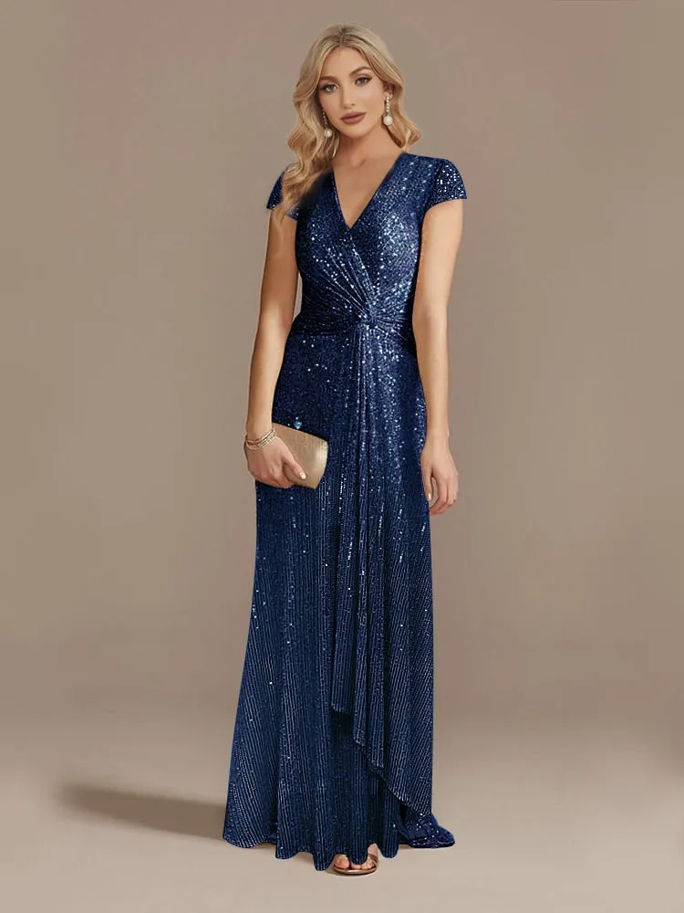 Funki Buys | Dresses | Women's Elegant Long Sequin Dress