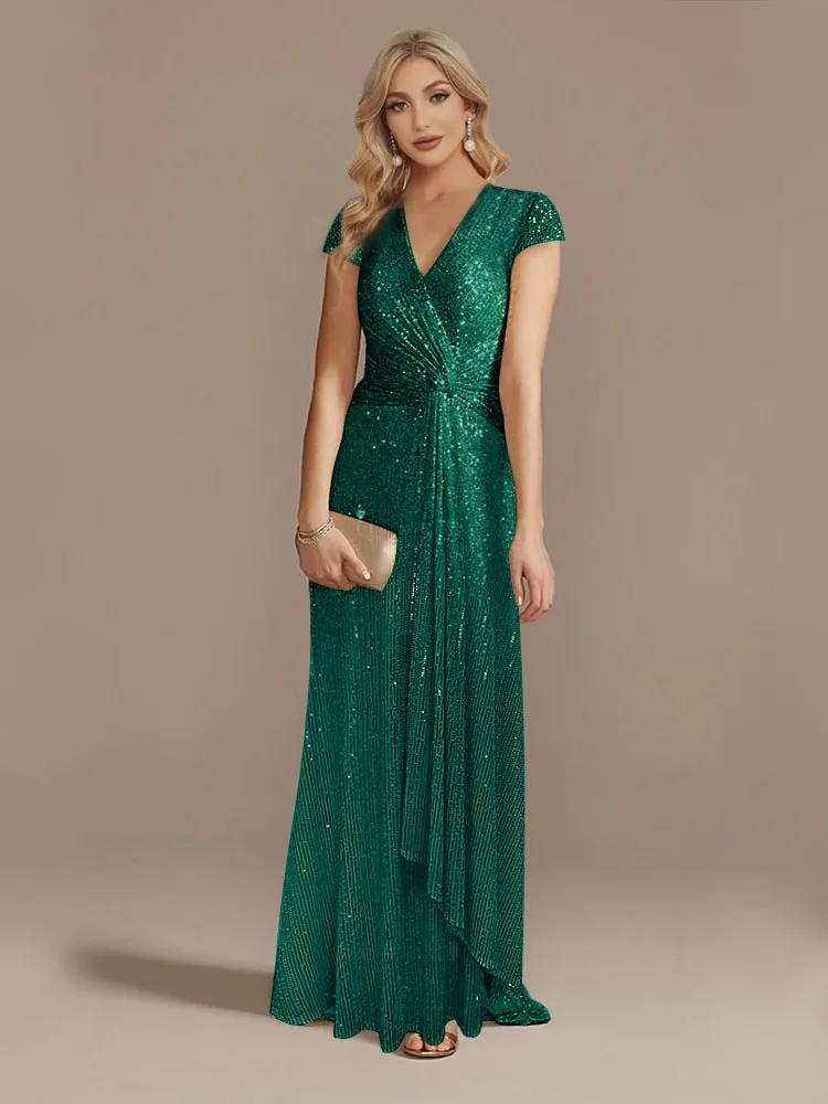 Funki Buys | Dresses | Women's Elegant Long Sequin Dress