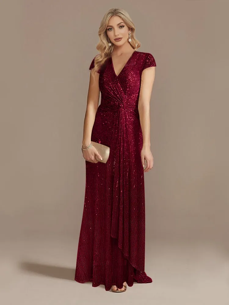 Funki Buys | Dresses | Women's Elegant Long Sequin Dress