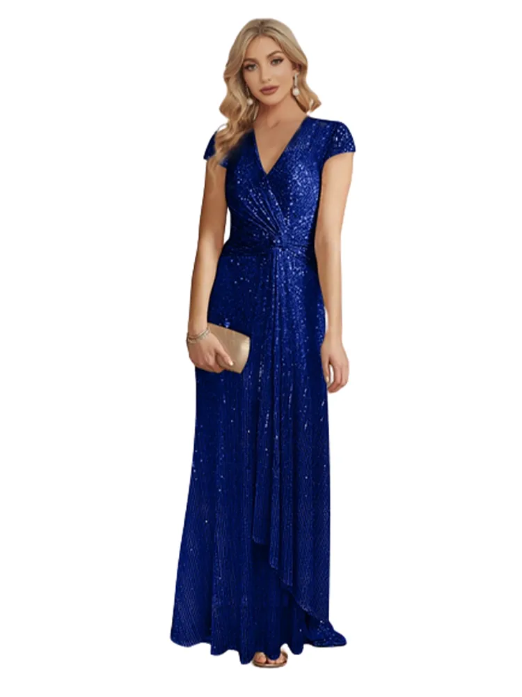 Funki Buys | Dresses | Women's Elegant Long Sequin Dress