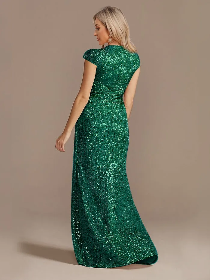 Funki Buys | Dresses | Women's Elegant Long Sequin Dress