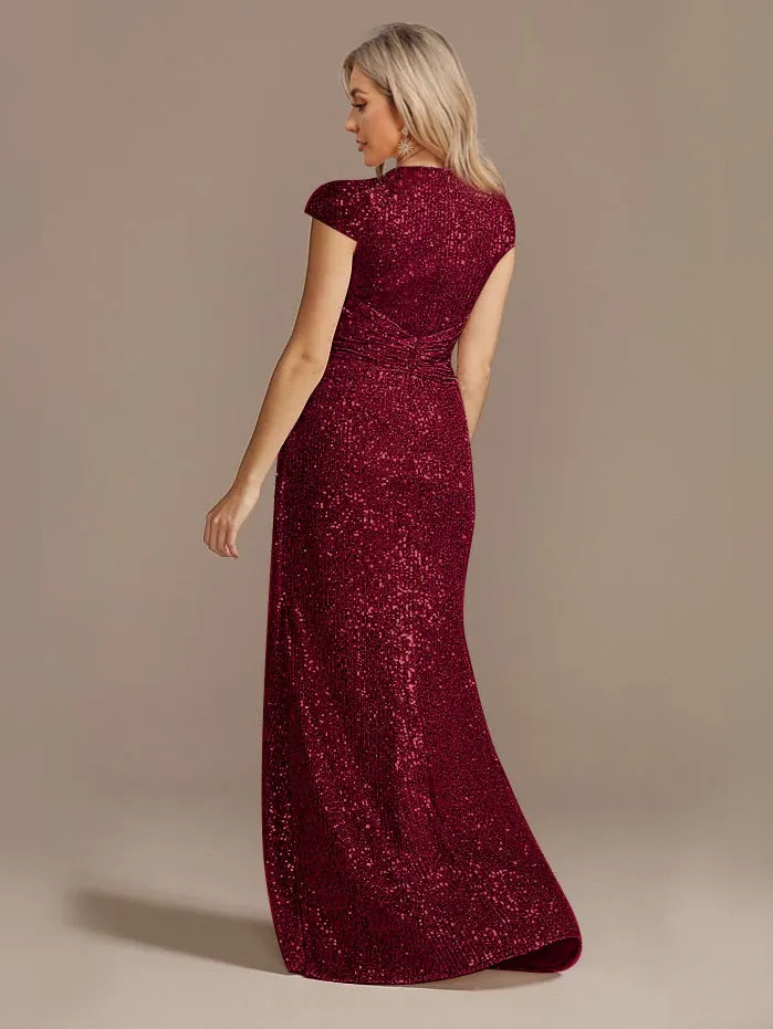 Funki Buys | Dresses | Women's Elegant Long Sequin Dress