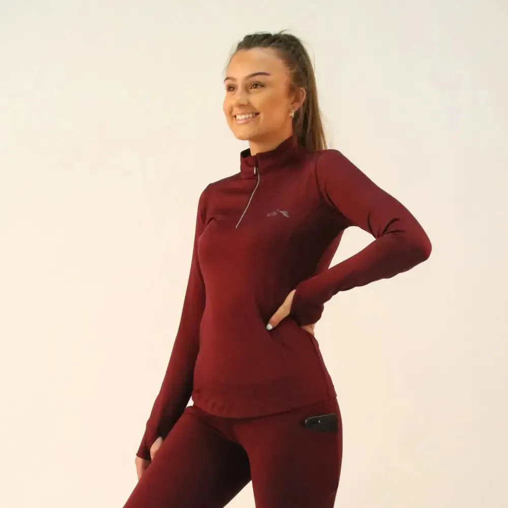 Gallop Base Layer Long Sleeve Zipped Neck