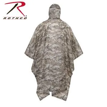 GI Type Military Rip-Stop Poncho