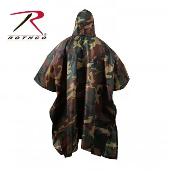 GI Type Military Rip-Stop Poncho