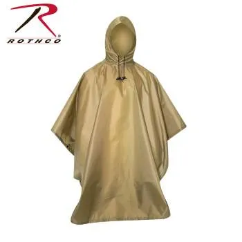 GI Type Military Rip-Stop Poncho