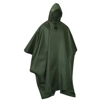 GI Type Military Rip-Stop Poncho