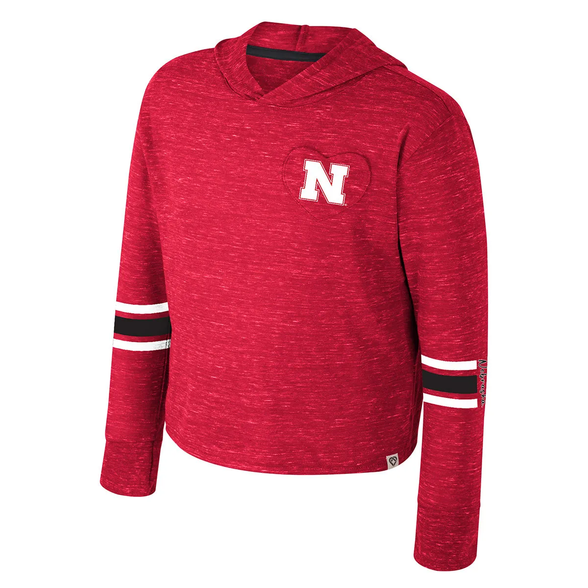 Girls' Nebraska Huskers Youth Fleet Hoodie