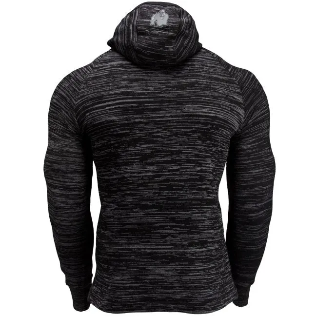 Gorilla Wear Keno Zipped Hoodie - Black-Grey