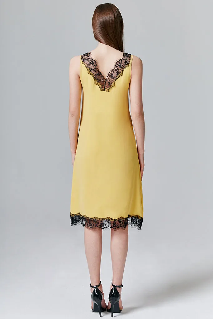 Grace Lace-Trim Slip Dress