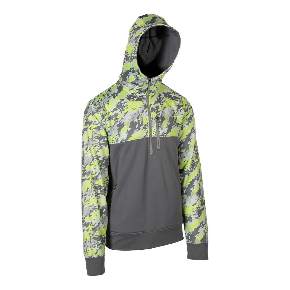 Half Zip Performance Hoodie | Geo Camo-Surge PreOrder