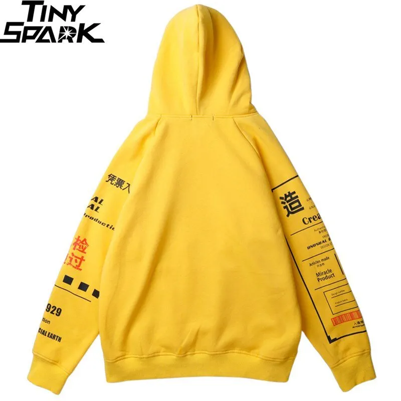 Harajuku Graphic Graffiti Kanji Streetwear Hoodie