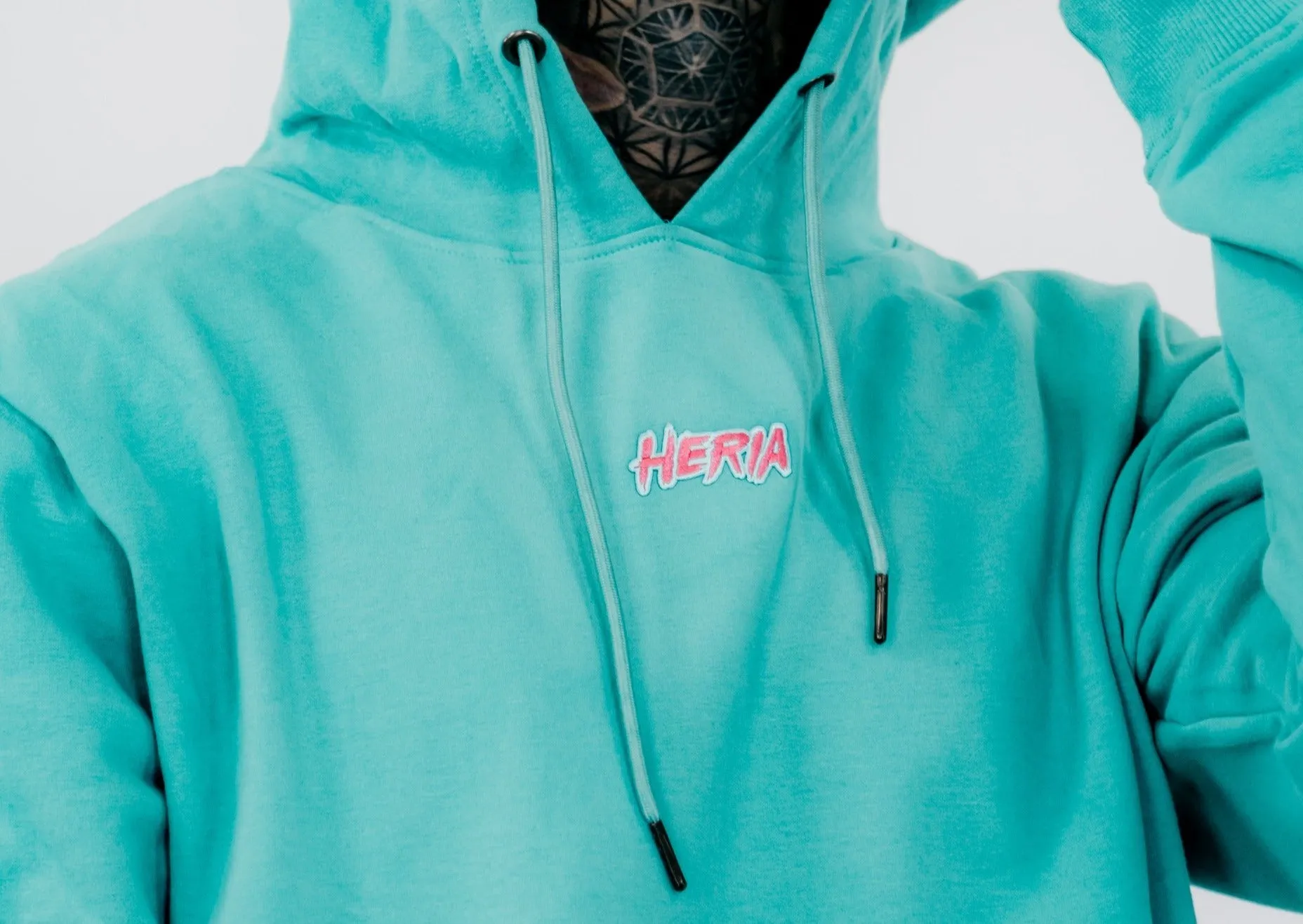 Heria Patch Hoodie - Green