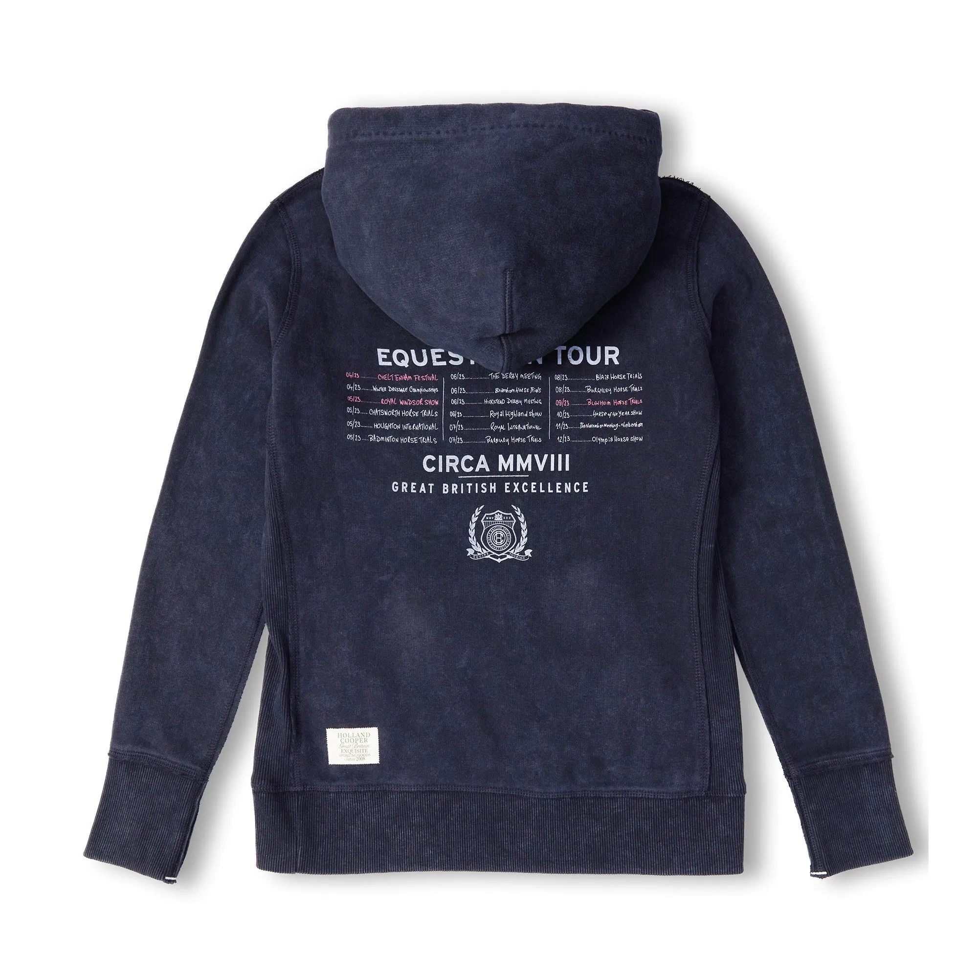 Holland Cooper Events Hoodie - Ink Navy