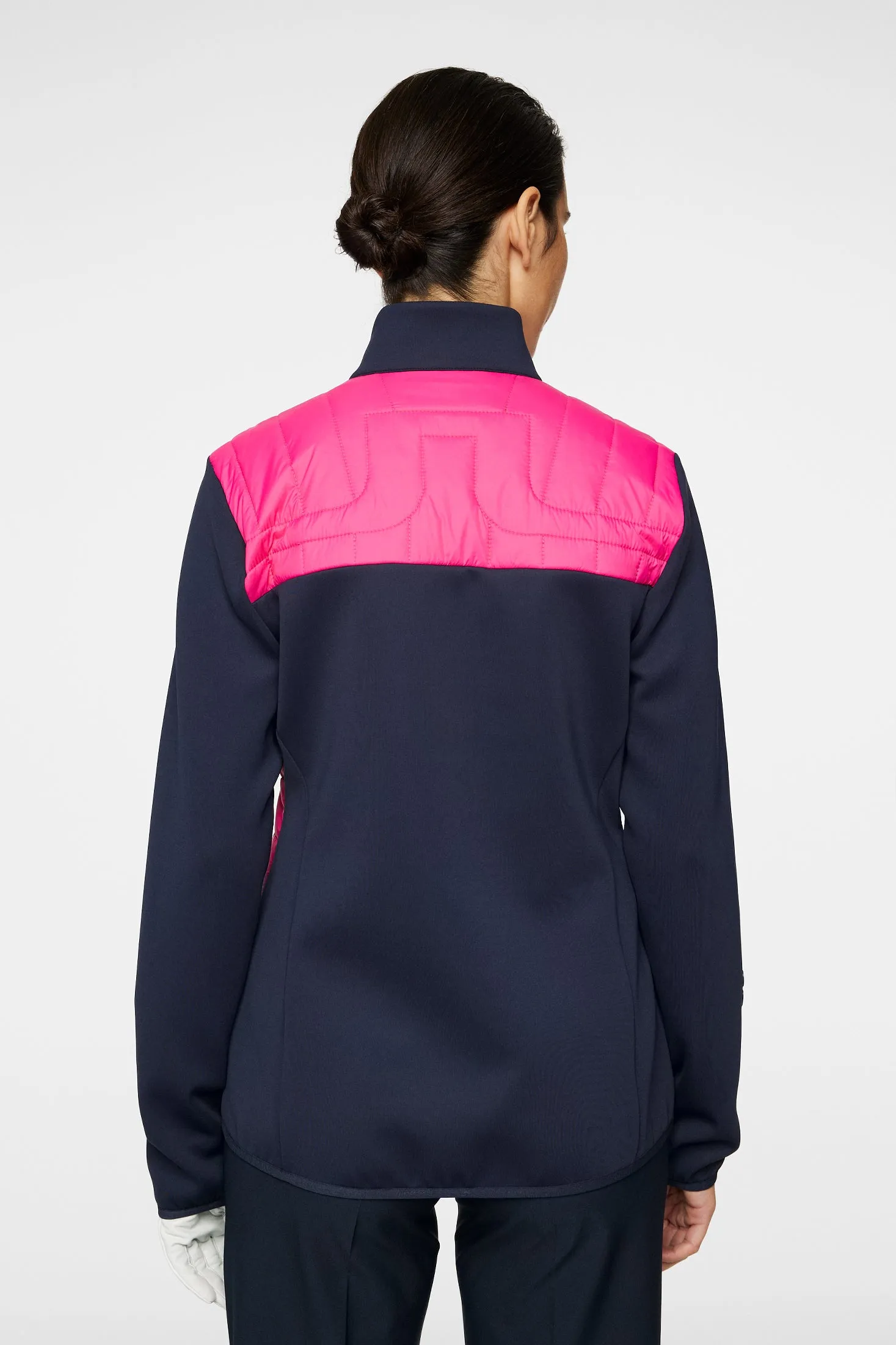 Holma Quilt Hybrid Jacket / Pink Peacock