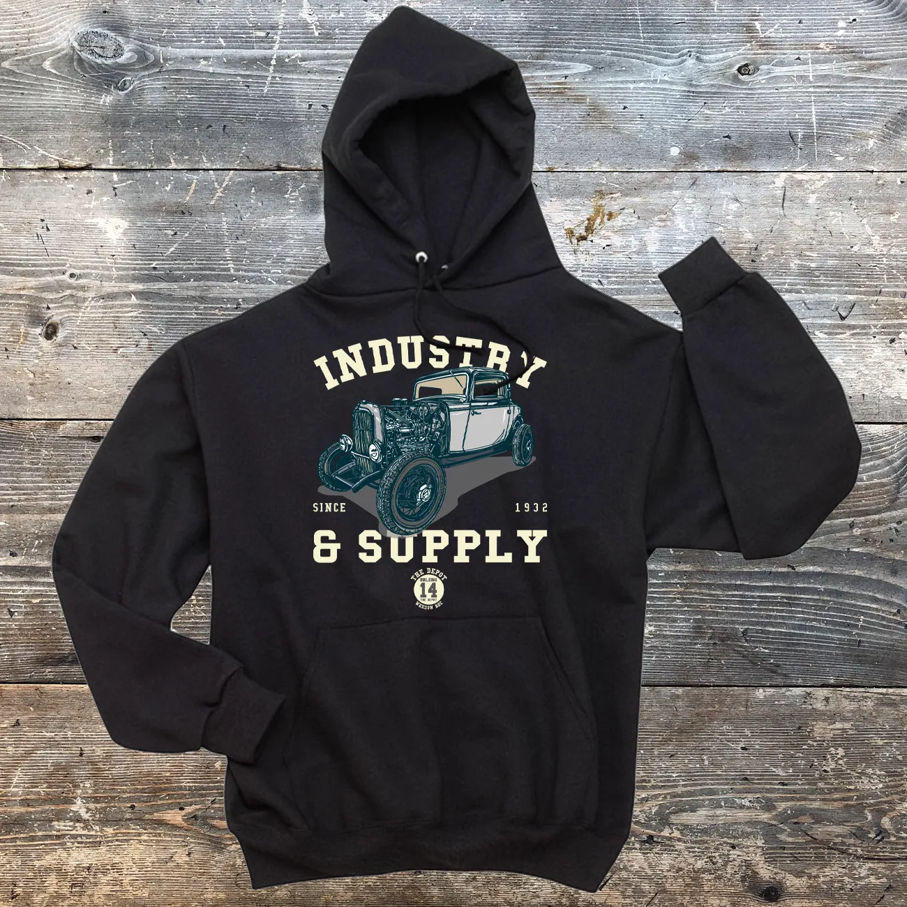 INDUSTRY & SUPPLY CAR HOODIE