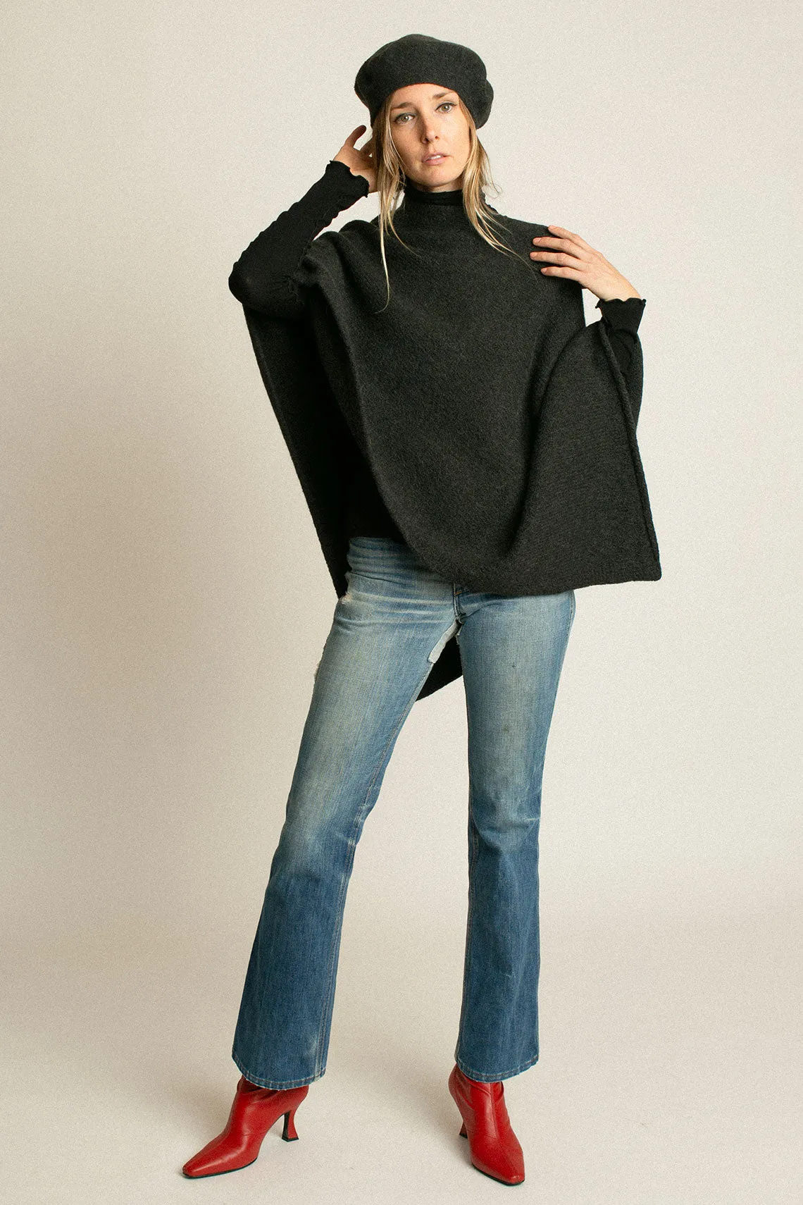 Ink Fold Poncho