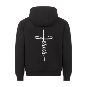 Jesus Simple Hoodie BackPrint