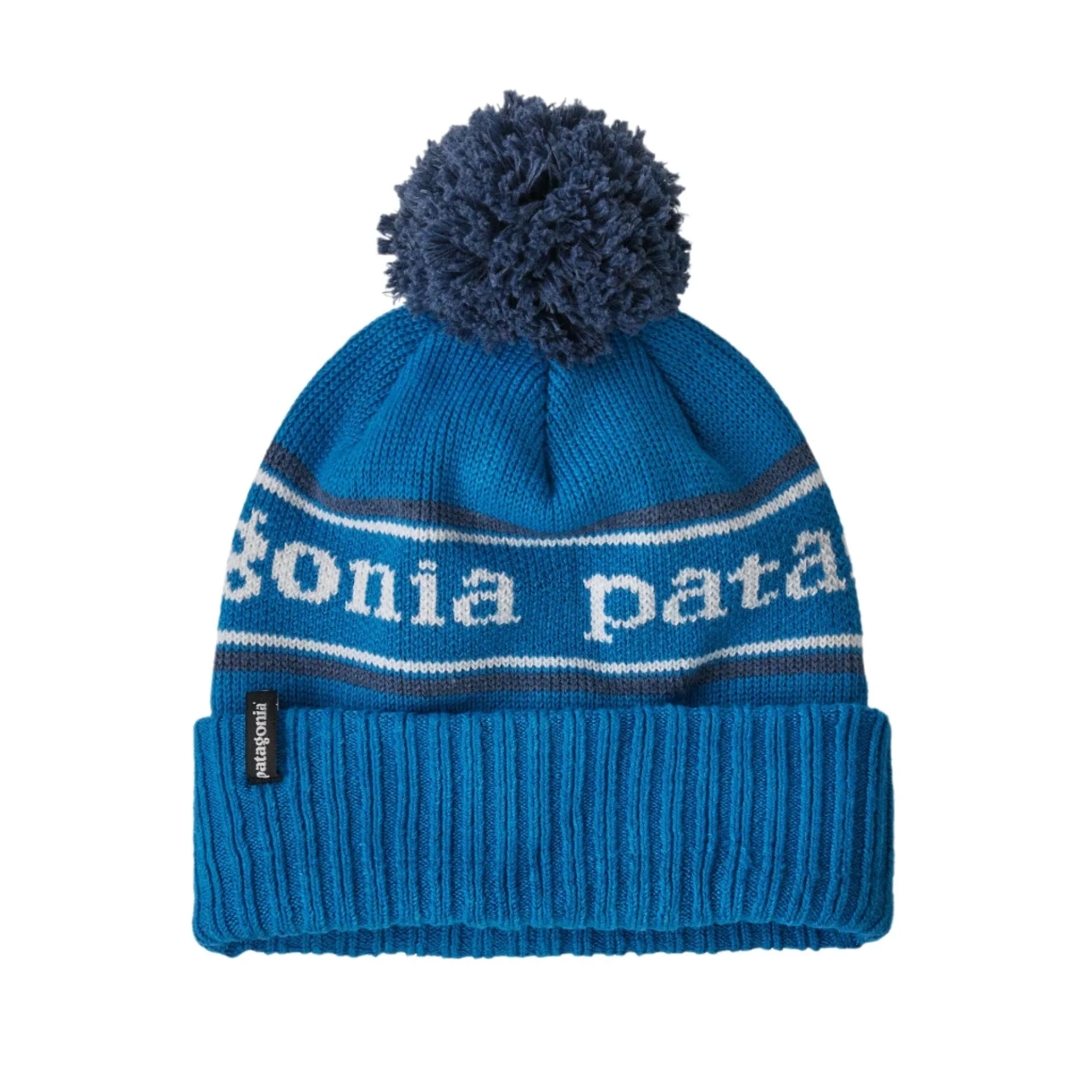 Kid's Powder Town Beanie Park Stripe: Endless Blue