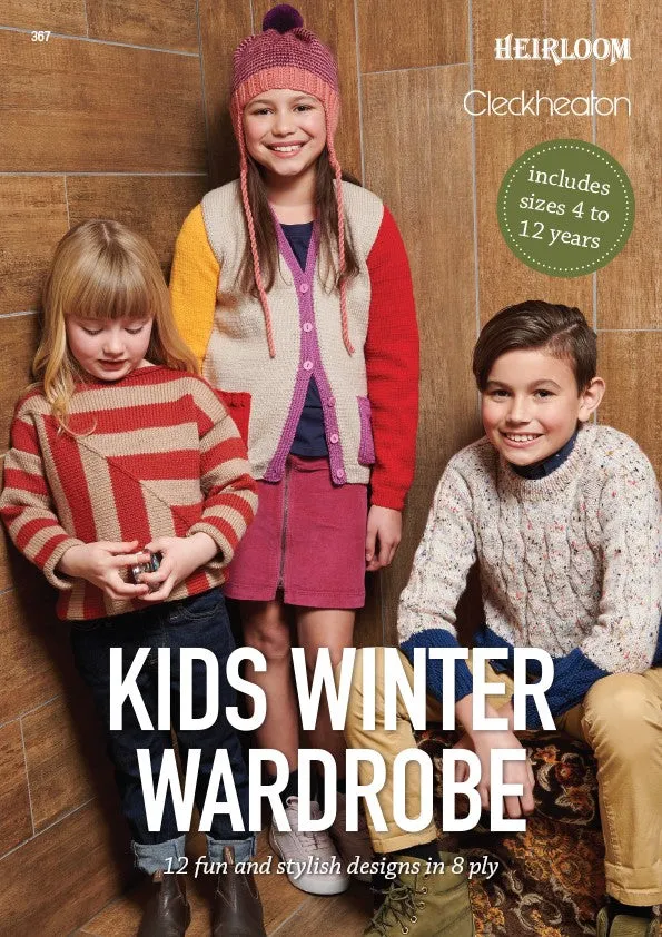 Kids Winter Wardrobe Knitting Book 367