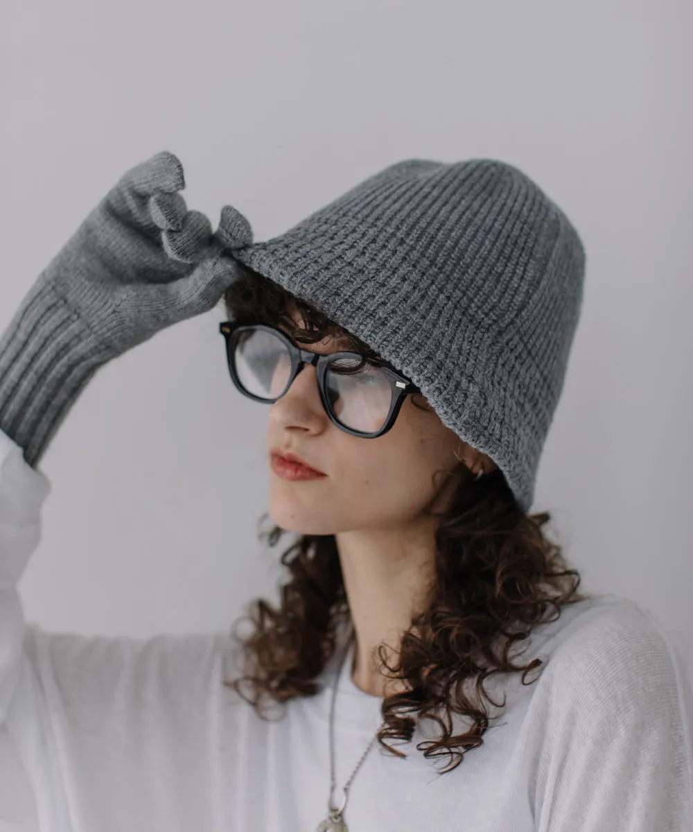 knit bucket hat