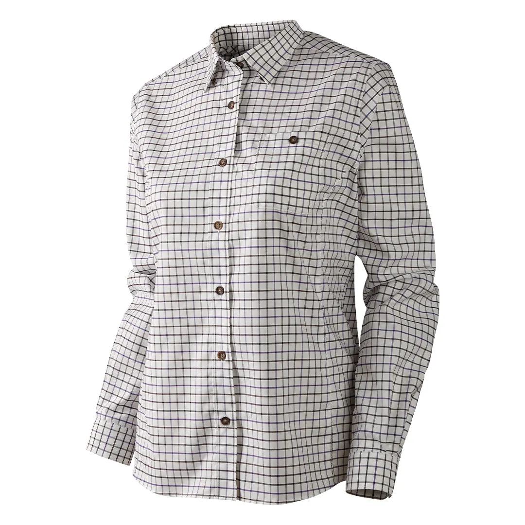 Lancaster Lady Shirt - Blackberry Check by Harkila