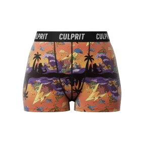 Last Wave 🦕☄️ Booty Shorts