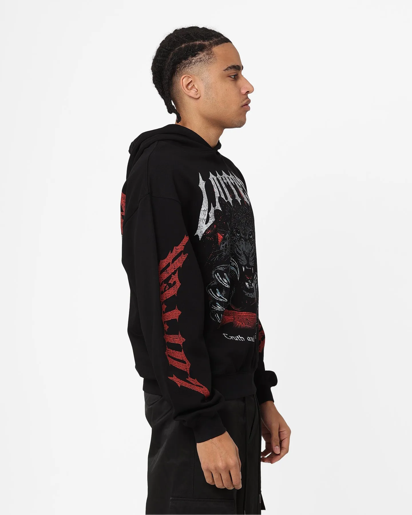 Loiter Truth Hoodie Black