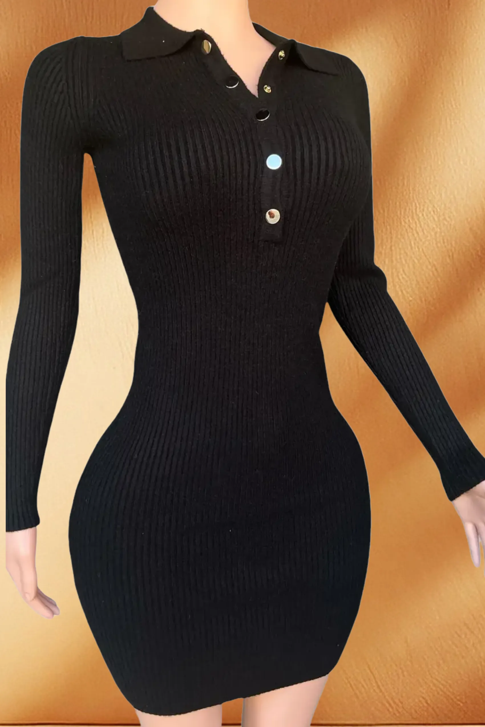 Long Sleeve Sweater Dress