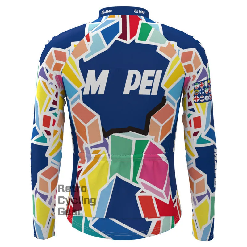 MAPE Fleece Retro Long Sleeves Jerseys