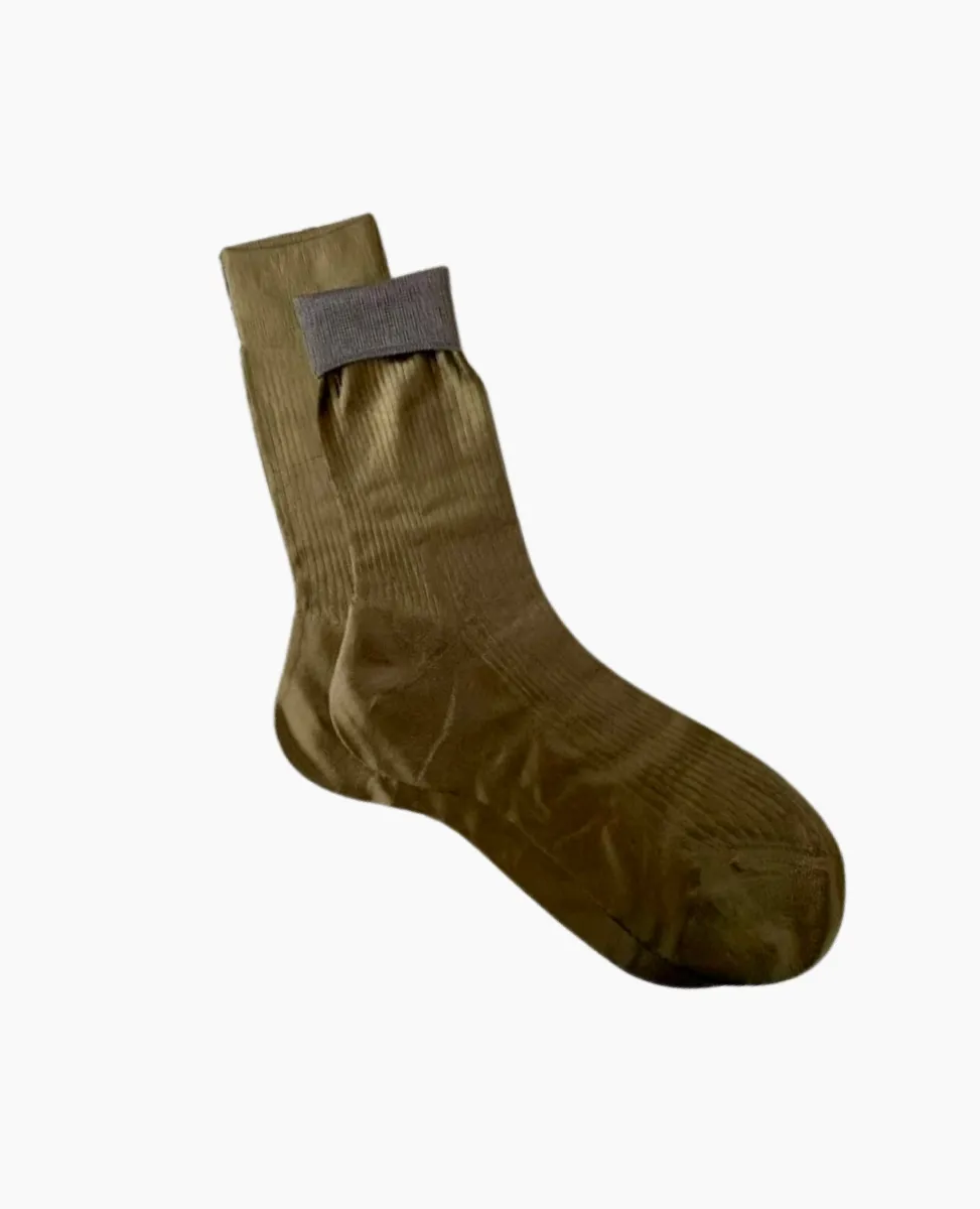 Maria La Rosa Bosco Silk Socks