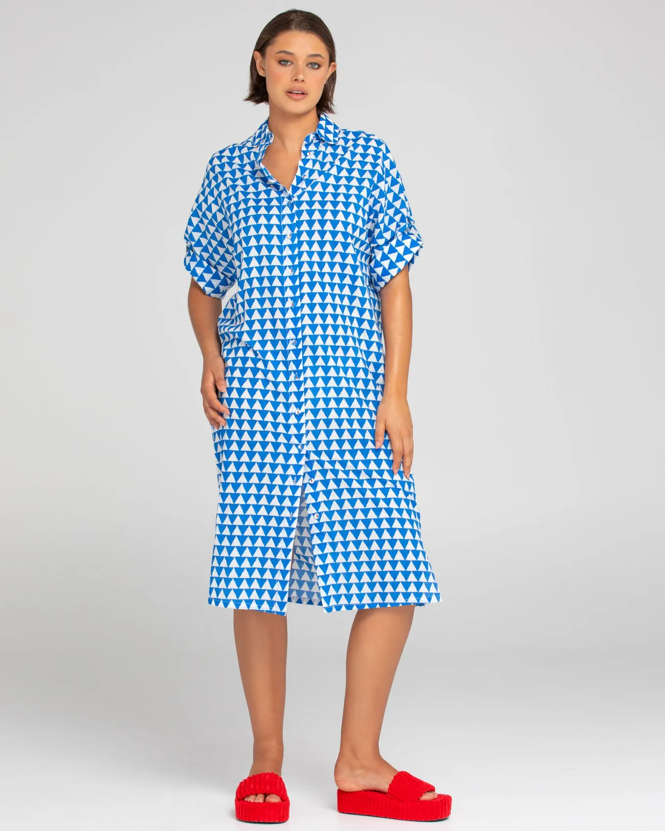 Maui Shirt Dress - Boom Shankar