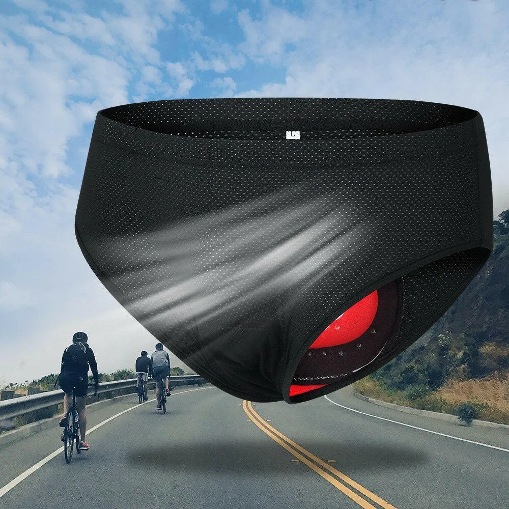 Men Bike Underwear Breathable Padded Bicycle Briefs Cycling Underwear Shorts