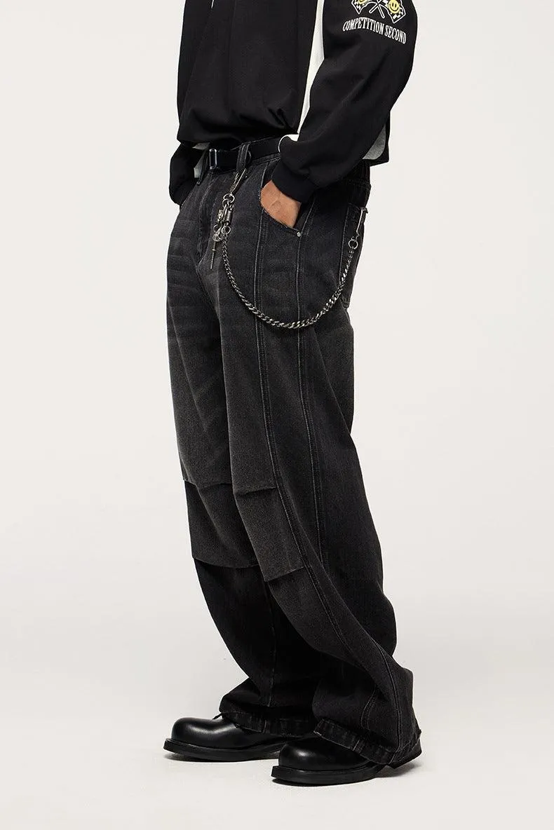 Men's Loose Retro Straight Jeans