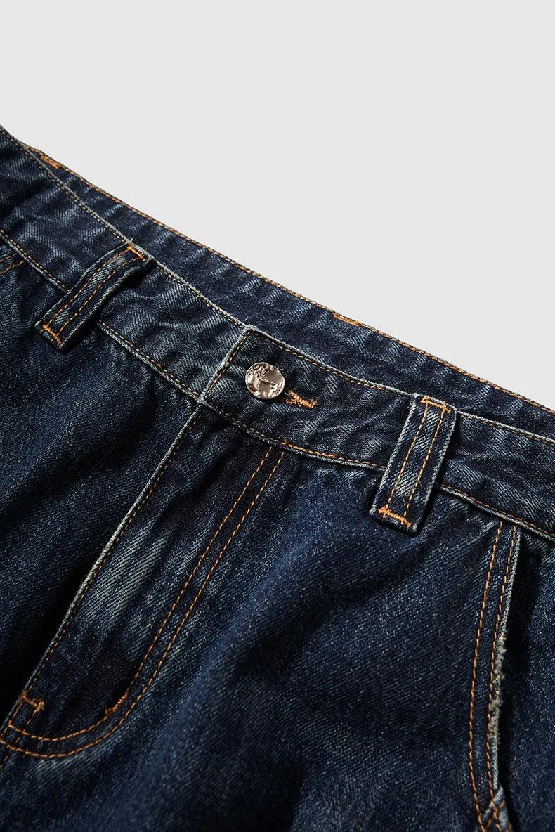 Men's Loose Retro Straight Jeans