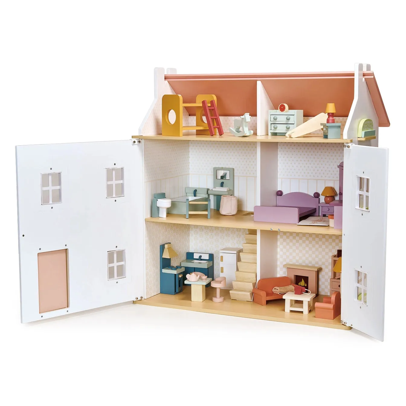 Mentari Dolls House Furniture, Bedroom Set