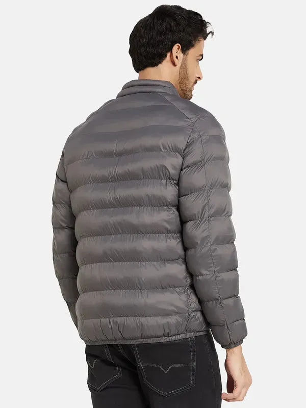 Mettle Men Grey Quilted Jacket