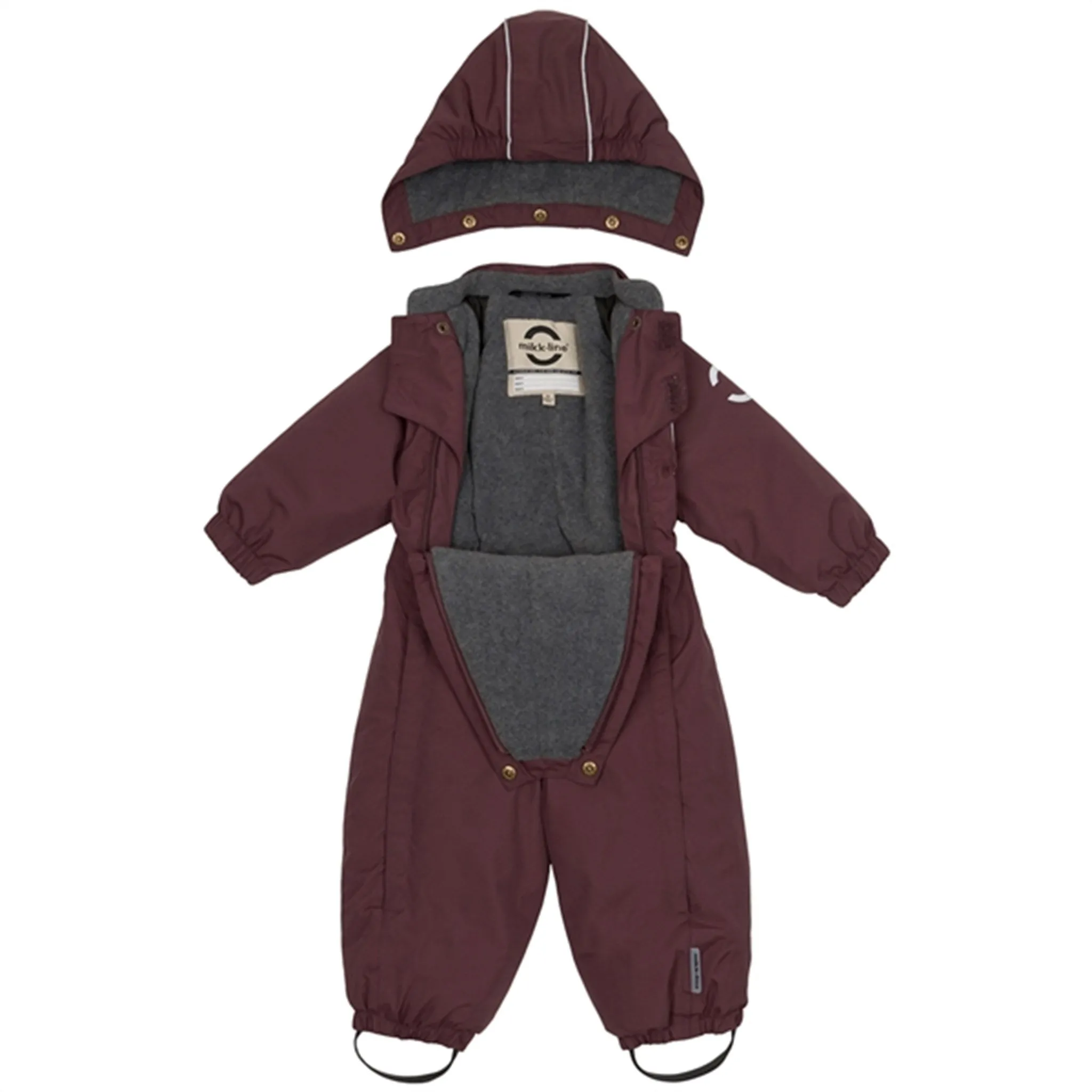 Mikk-Line Snow Suit Solid Huckleberry