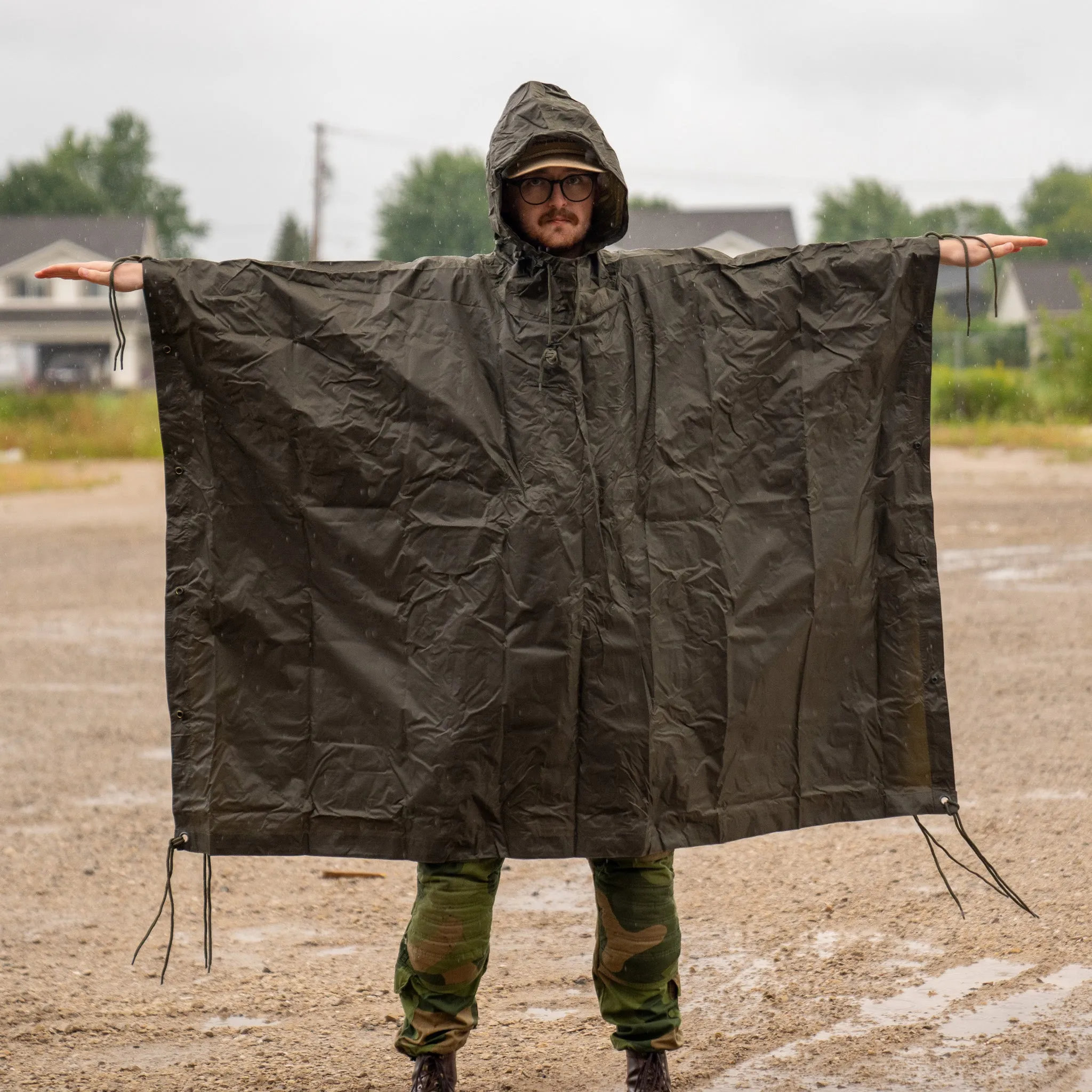 Mil-Tec OD Green Ripstop Poncho