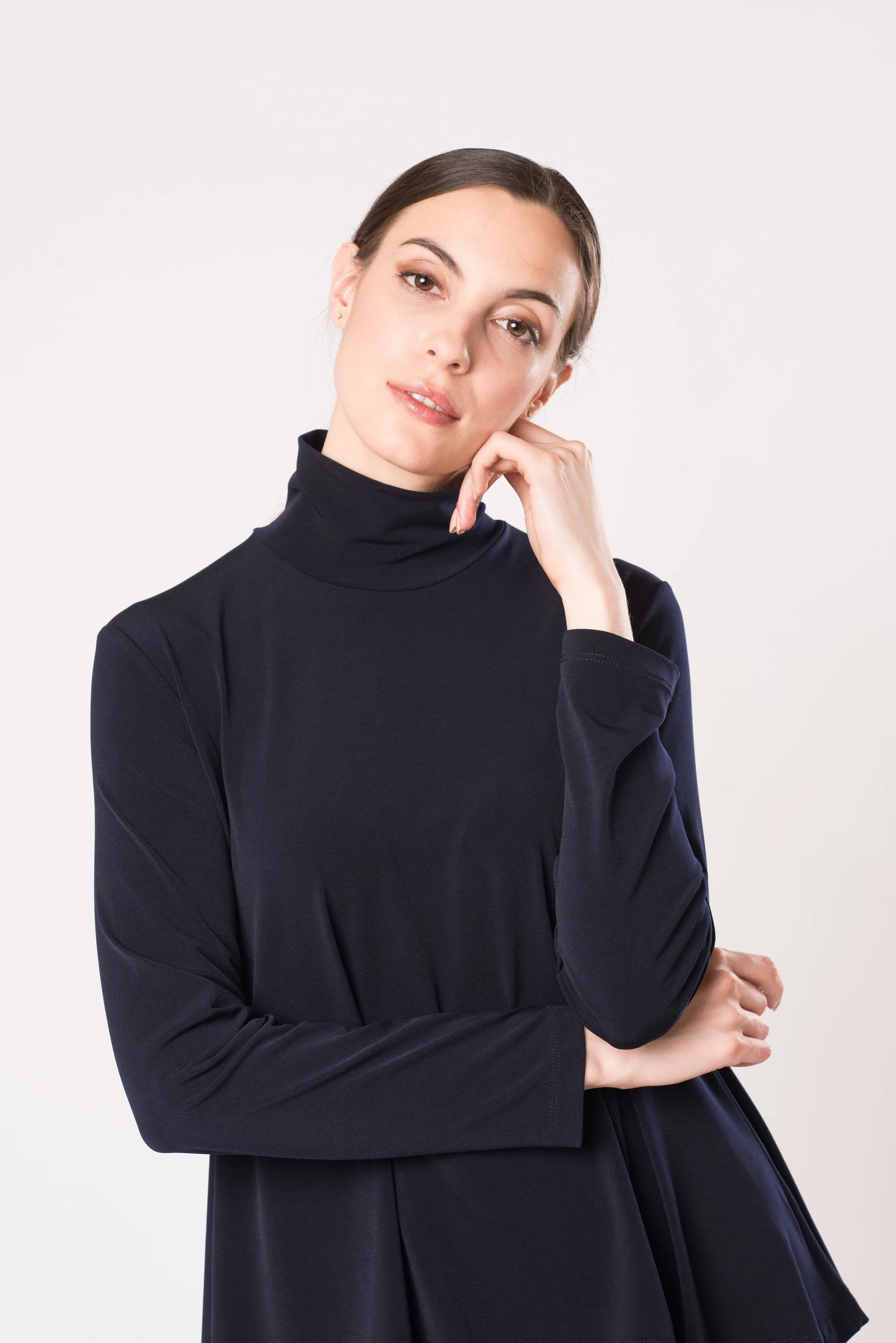 Mock Neck Fare Tunic