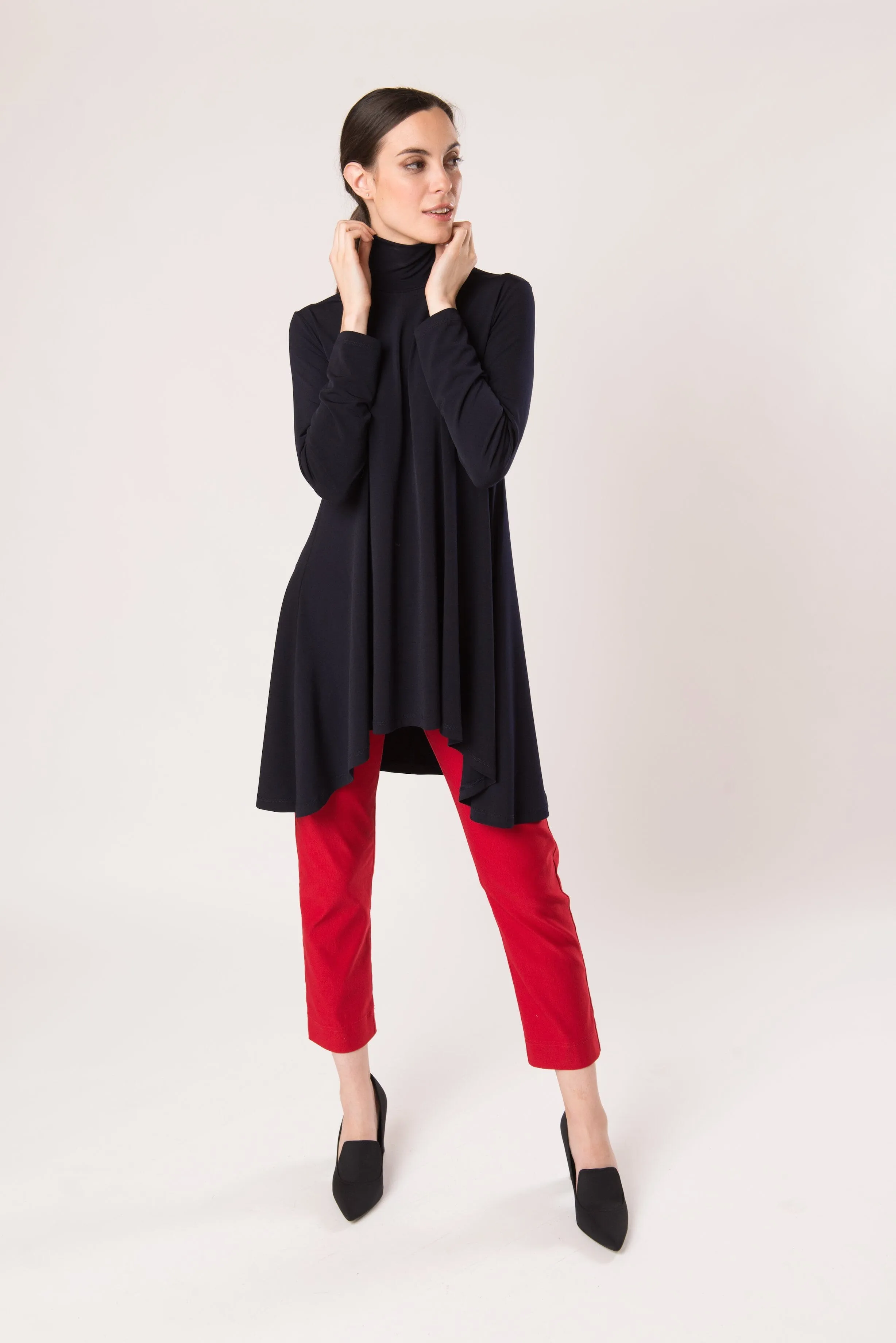 Mock Neck Fare Tunic