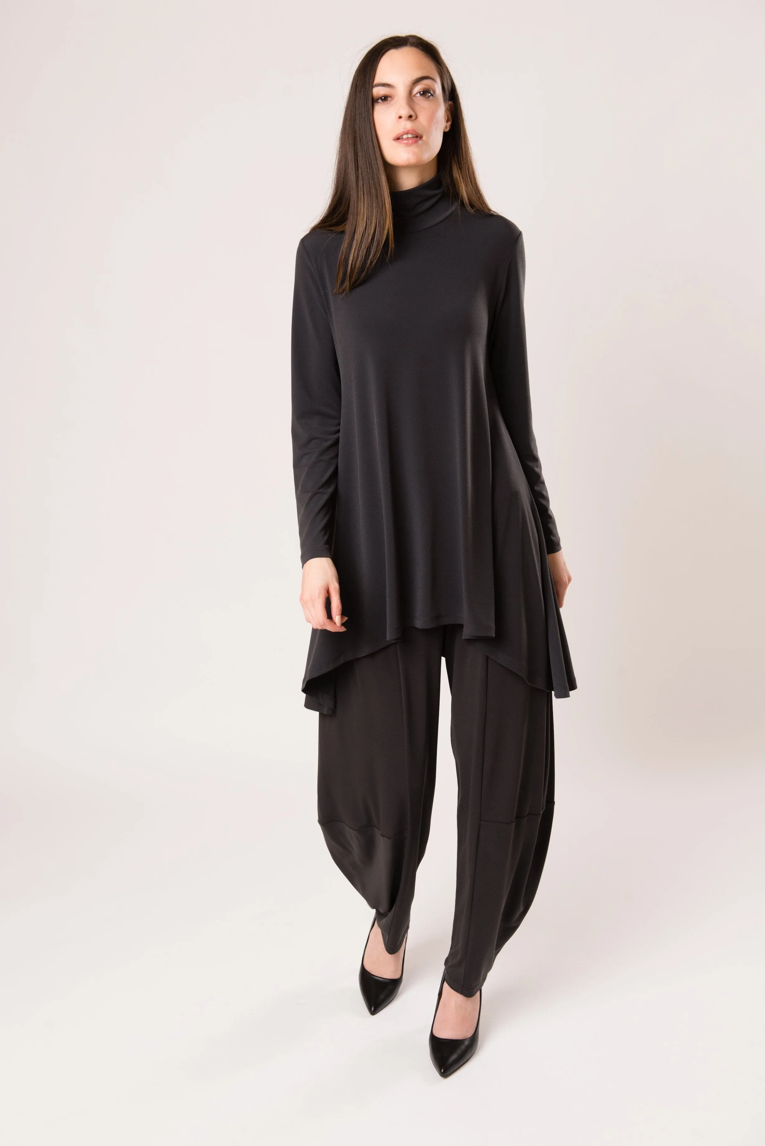 Mock Neck Fare Tunic